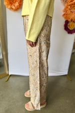 Wide Leg Flowy Pant Paisley Print