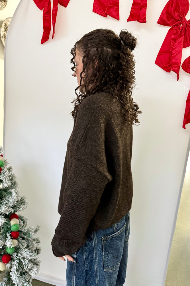 Chocolate Piper Cardigan