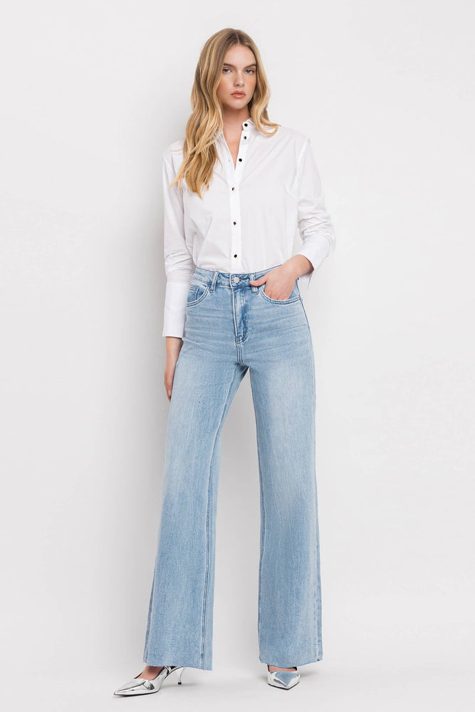 High Rise Wide Leg Jeans