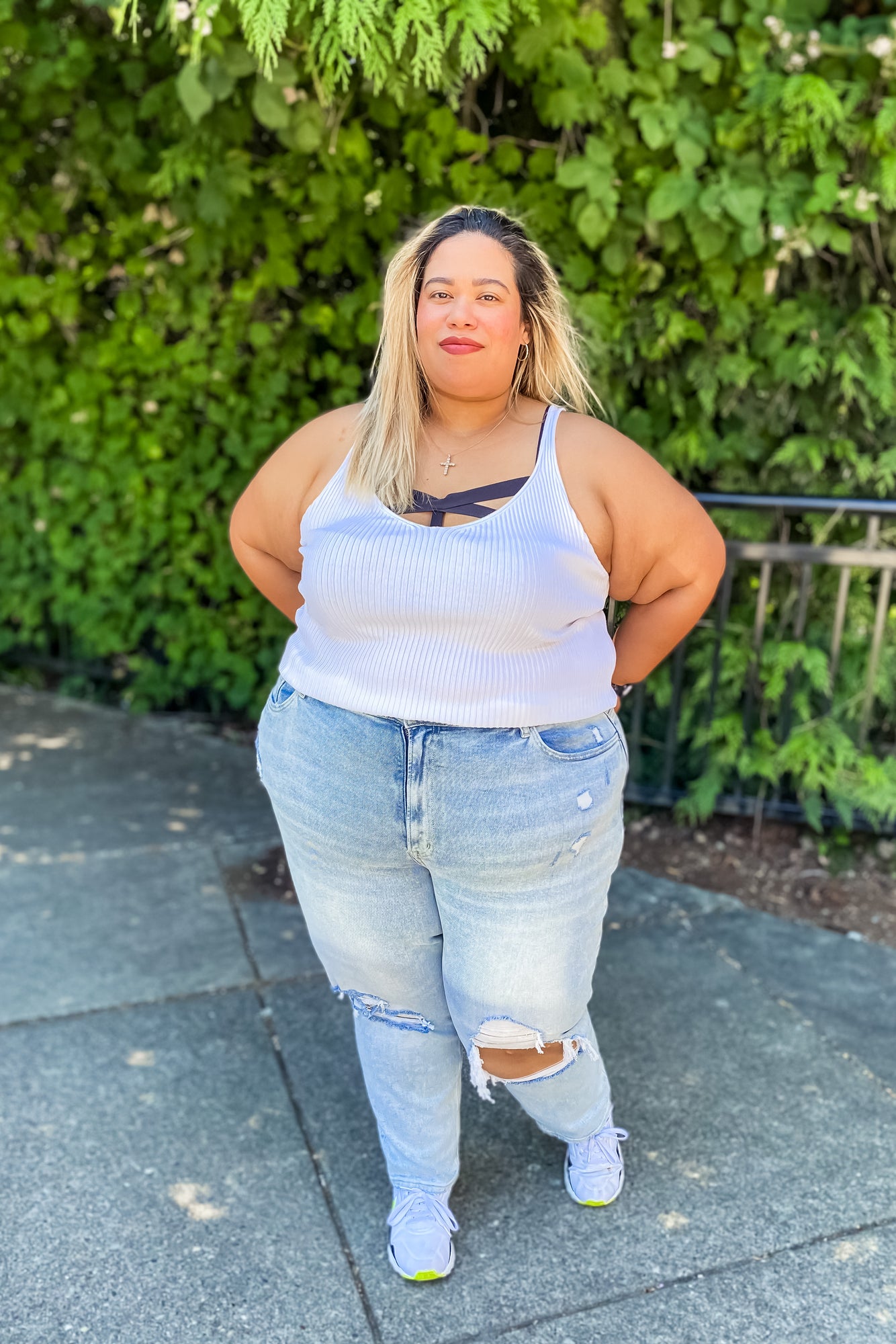 Plus size discount mom jeans