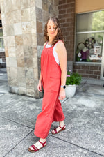 Shawn Wide Leg Gauzy Jumpsuit - Lilac&Lemon
