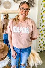 Mama Logo Graphic Tee - Lilac&Lemon