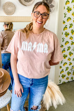 Mama Logo Graphic Tee - Lilac&Lemon
