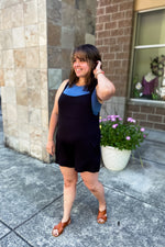 Ella Romper Black - Lilac&Lemon