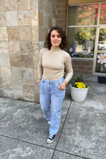 High Rise Dad Cargo Jeans
