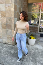 High Rise Dad Cargo Jeans