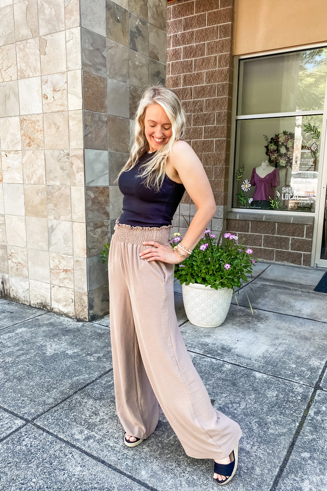 Elle Tank Black - Lilac&Lemon
