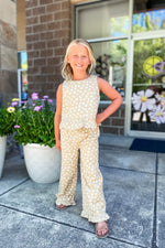 Girls Daisy Pants - Lilac&Lemon