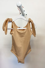 Madden Tie Shoulder Tank Leotard - Light Taupe - Lilac&Lemon