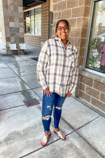 Jenna Plaid Shirt - Lilac&Lemon
