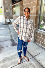 Jenna Plaid Shirt - Lilac&Lemon