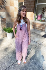 Carly Corduroy Jumpsuit - Lilac&Lemon