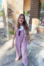 Carly Corduroy Jumpsuit - Lilac&Lemon