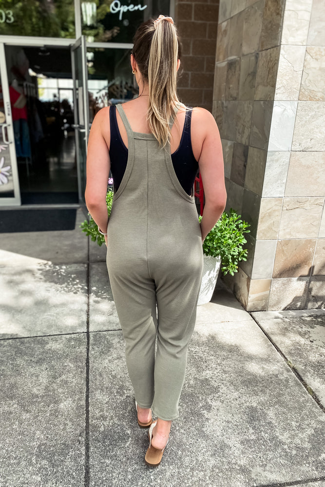 Zelda Harem Jumpsuit Olive - Lilac&Lemon