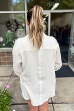 Lennon Button Down Shirt - Lilac&Lemon