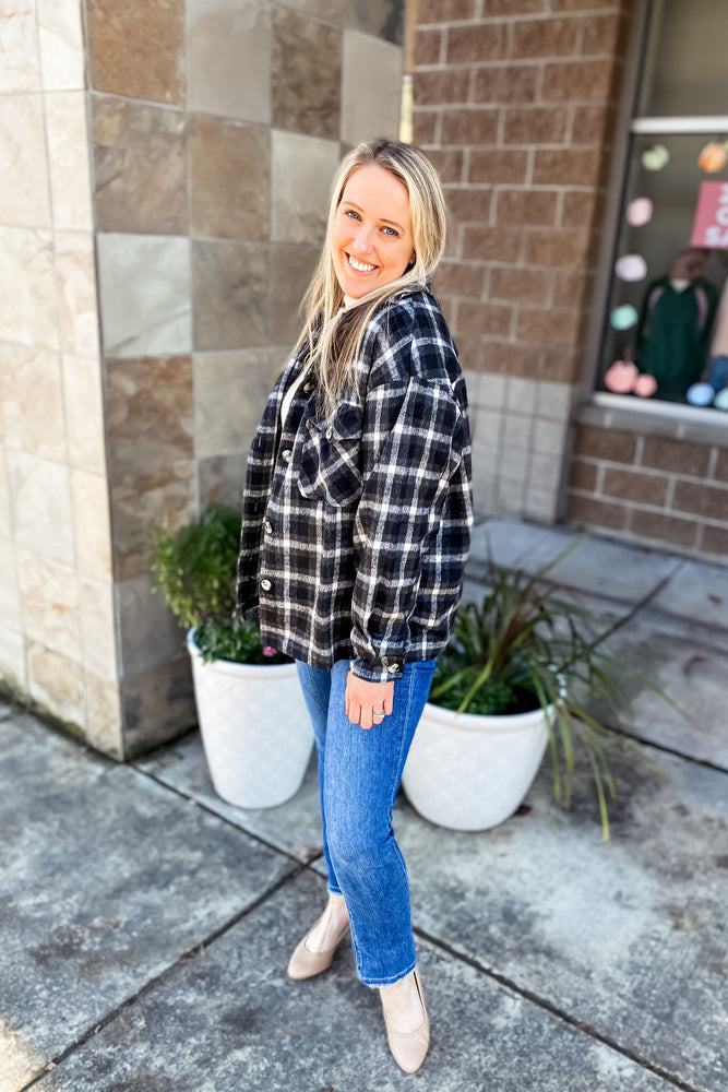 Taylor Super Soft Plaid Shacket
