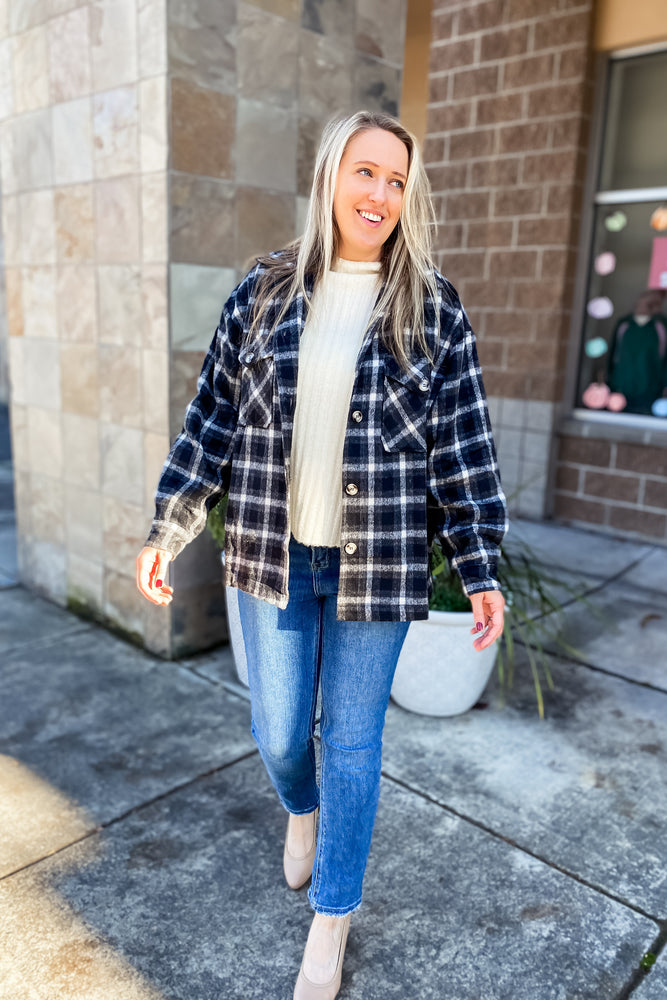 Taylor Super Soft Plaid Shacket