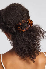 Recycled Plastic Medium Flat Cloud Clip - Tort