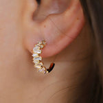 Tapered Baguette Earrings