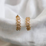 Tapered Baguette Earrings