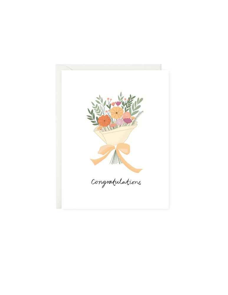 Flower Bouquet | Congratulations Card