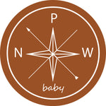 PNW Baby Footed Zip Romper- Huskies