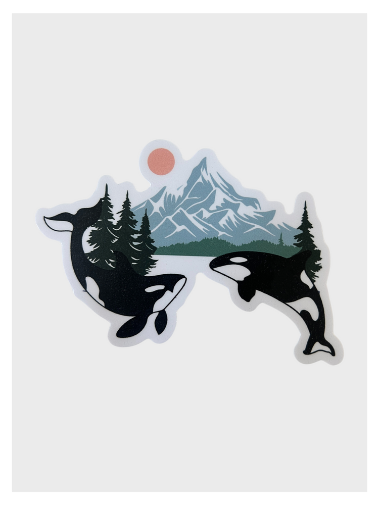 Orca Whale Sticker