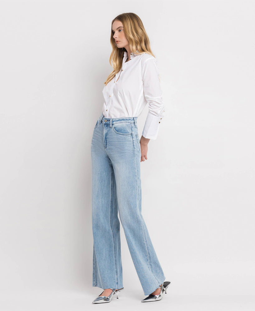 High Rise Wide Leg Jeans