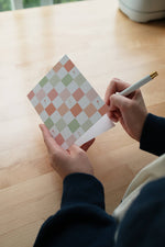Floral Checkered Pattern | All Occasions Card