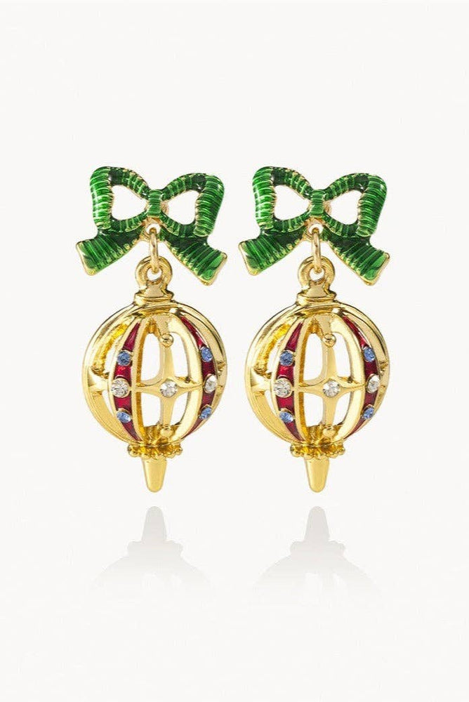 Vintage Christmas Drop Earring