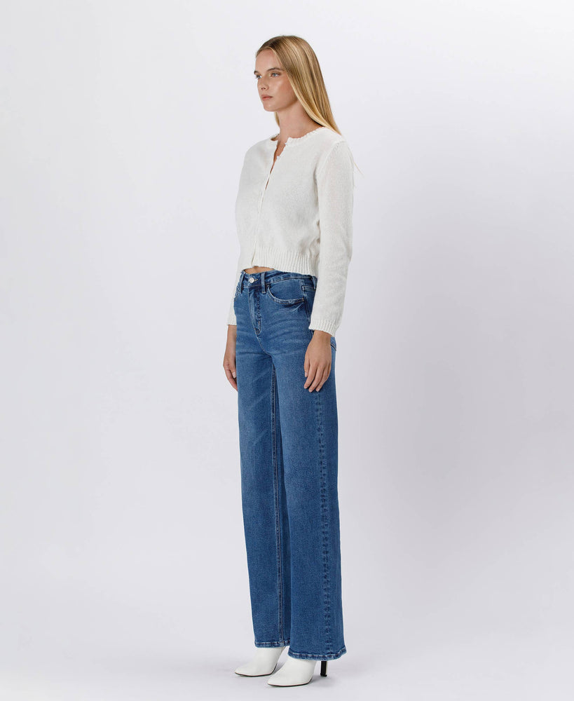 90'S Super High Rise Wide Leg Jeans