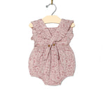 Overall Flutter Romper Birds and Butterflies