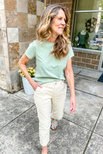 Amara Pant Ecru - Lilac&Lemon