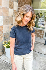 Ashley Tee Washed Black