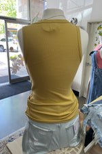 Elle Tank Mustard - Lilac&Lemon