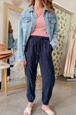 Meredith Jogger Black - Lilac&Lemon