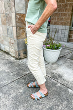 Amara Pant Ecru - Lilac&Lemon