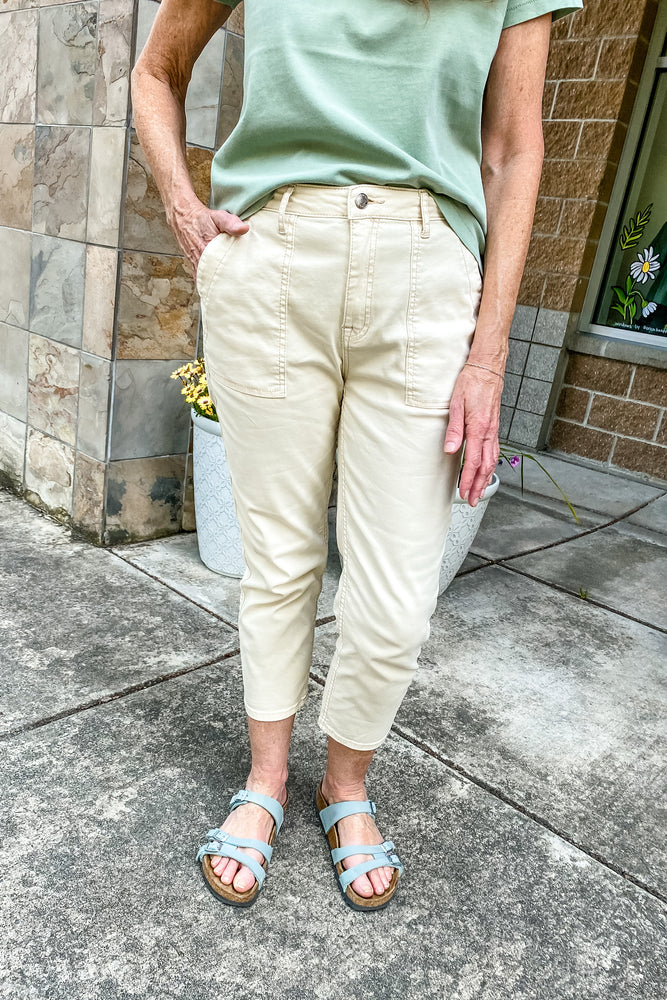 Amara Pant Ecru - Lilac&Lemon