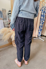 Meredith Jogger Black - Lilac&Lemon