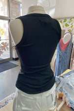 Elle Tank Black - Lilac&Lemon
