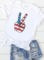 *Plus* American Peace Sign Graphic Tee