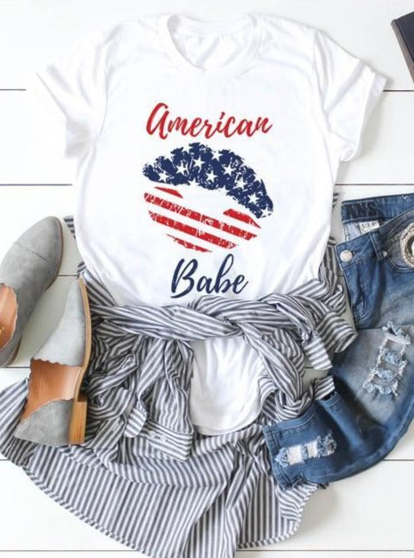 *Plus* American Babe Graphic Tee