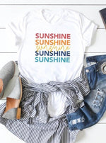 Rainbow Sunshine Graphic Tee