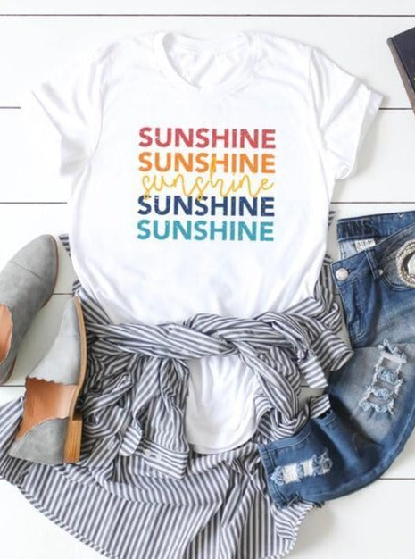 *Plus* Rainbow Sunshine Graphic Tee
