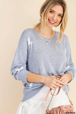 Veronica Thunderbolt Sweater - Lilac&Lemon