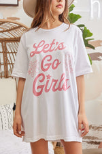 Lets Go Girls Graphic Tee - Lilac&Lemon