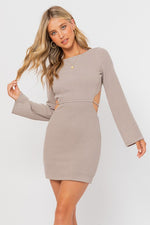 Kaitlyn Open Back Knit Dress