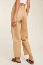 Taylor Twill Cotton Denim Pants - Lilac&Lemon