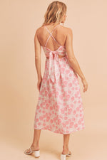 Samantha Floral Midi Dress - Lilac&Lemon
