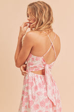 Samantha Floral Midi Dress - Lilac&Lemon